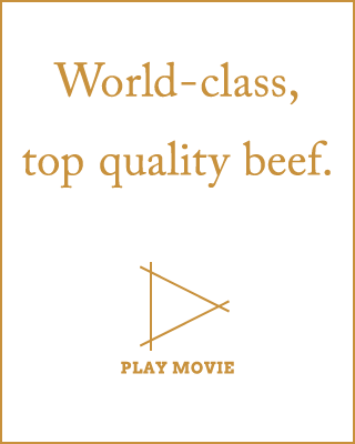 World-class, top quality beef.